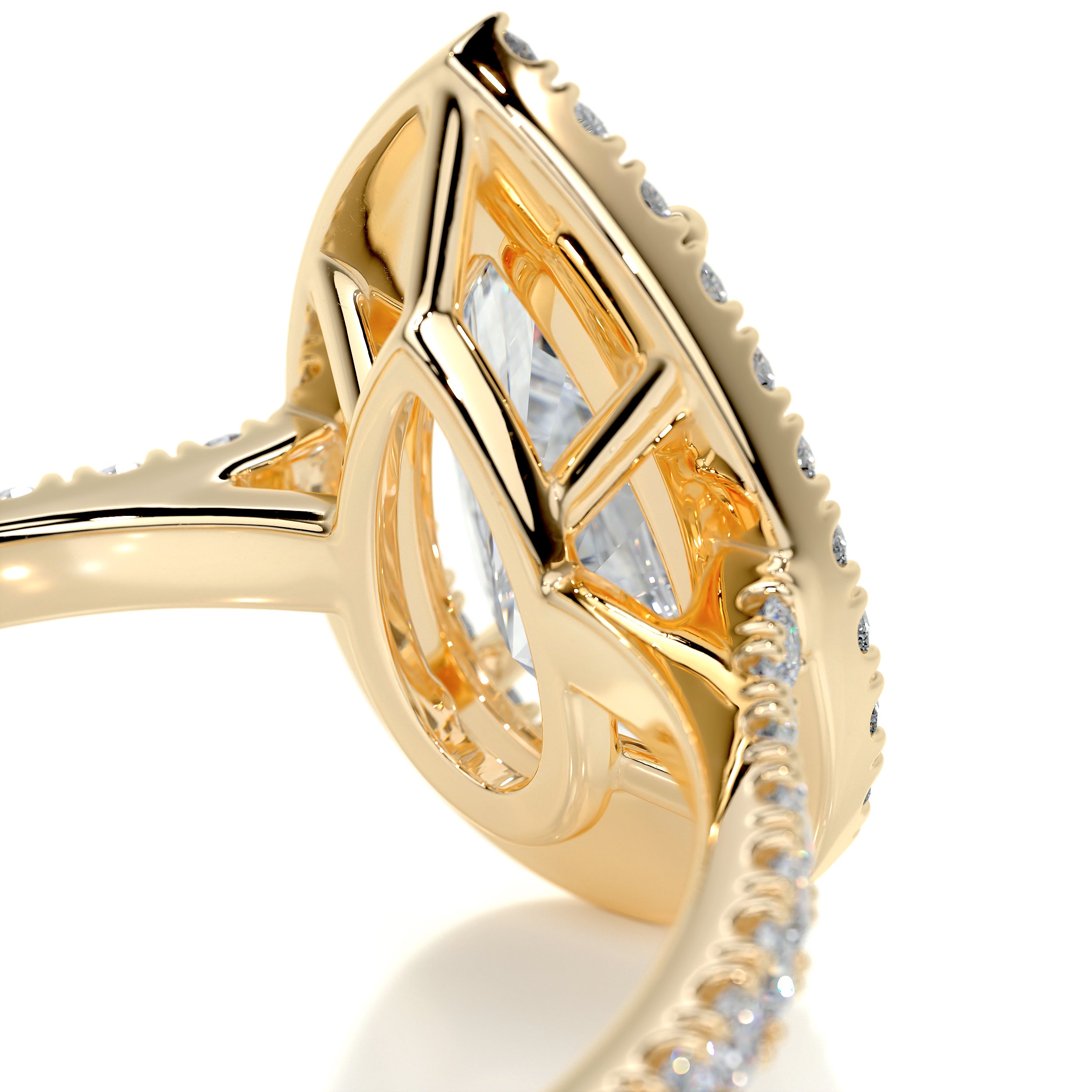 Sophia Diamond Engagement Ring   (2 Carat) -18K Yellow Gold