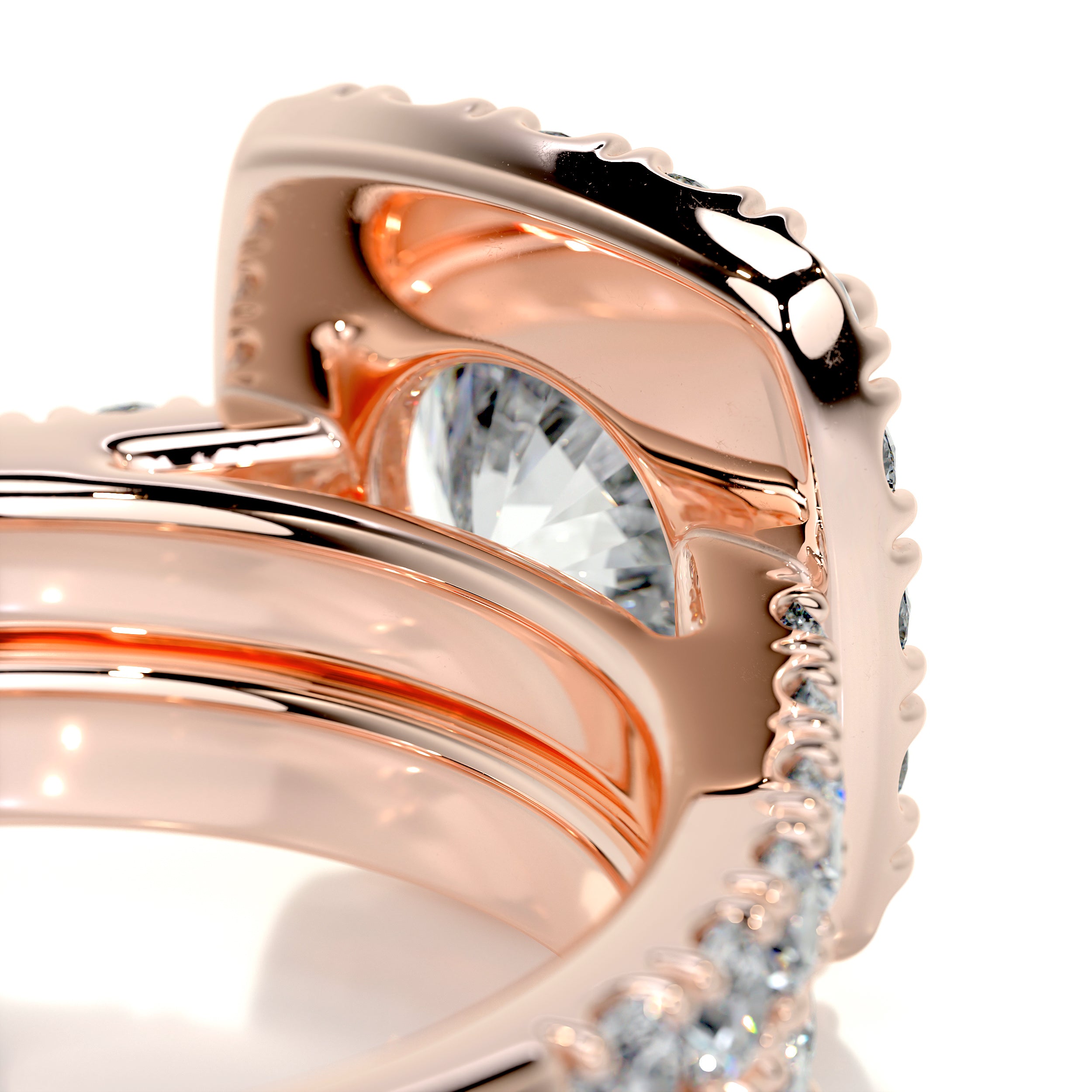 Sienna Diamond Bridal Set   (2.3 Carat) -14K Rose Gold
