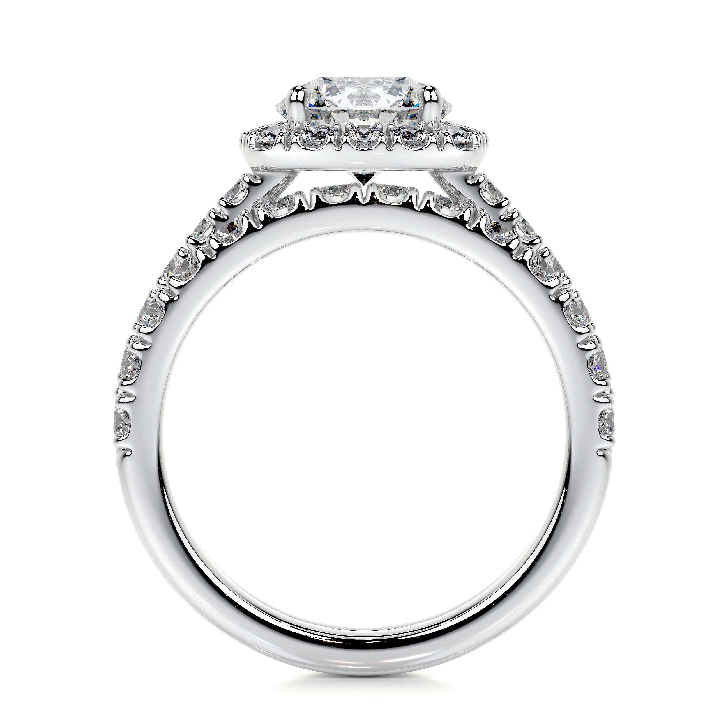 Sienna Lab Grown Diamond Bridal Set   (2.3 Carat) -14K White Gold