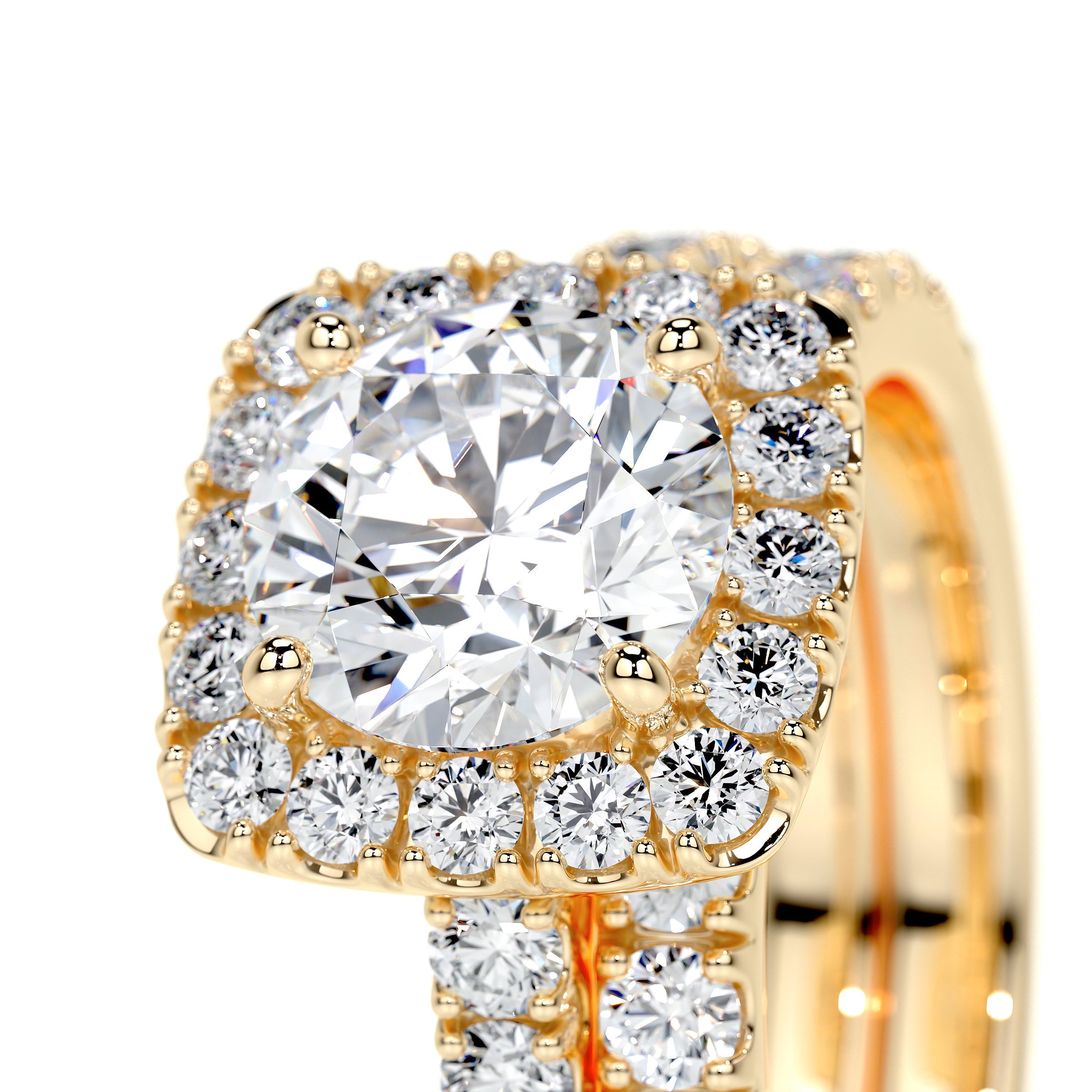 Sienna Lab Grown Diamond Bridal Set -18K Yellow Gold