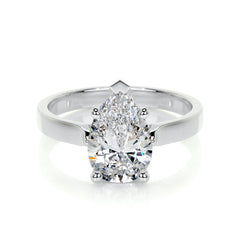 Jessica Lab Grown Diamond Ring -14K White Gold