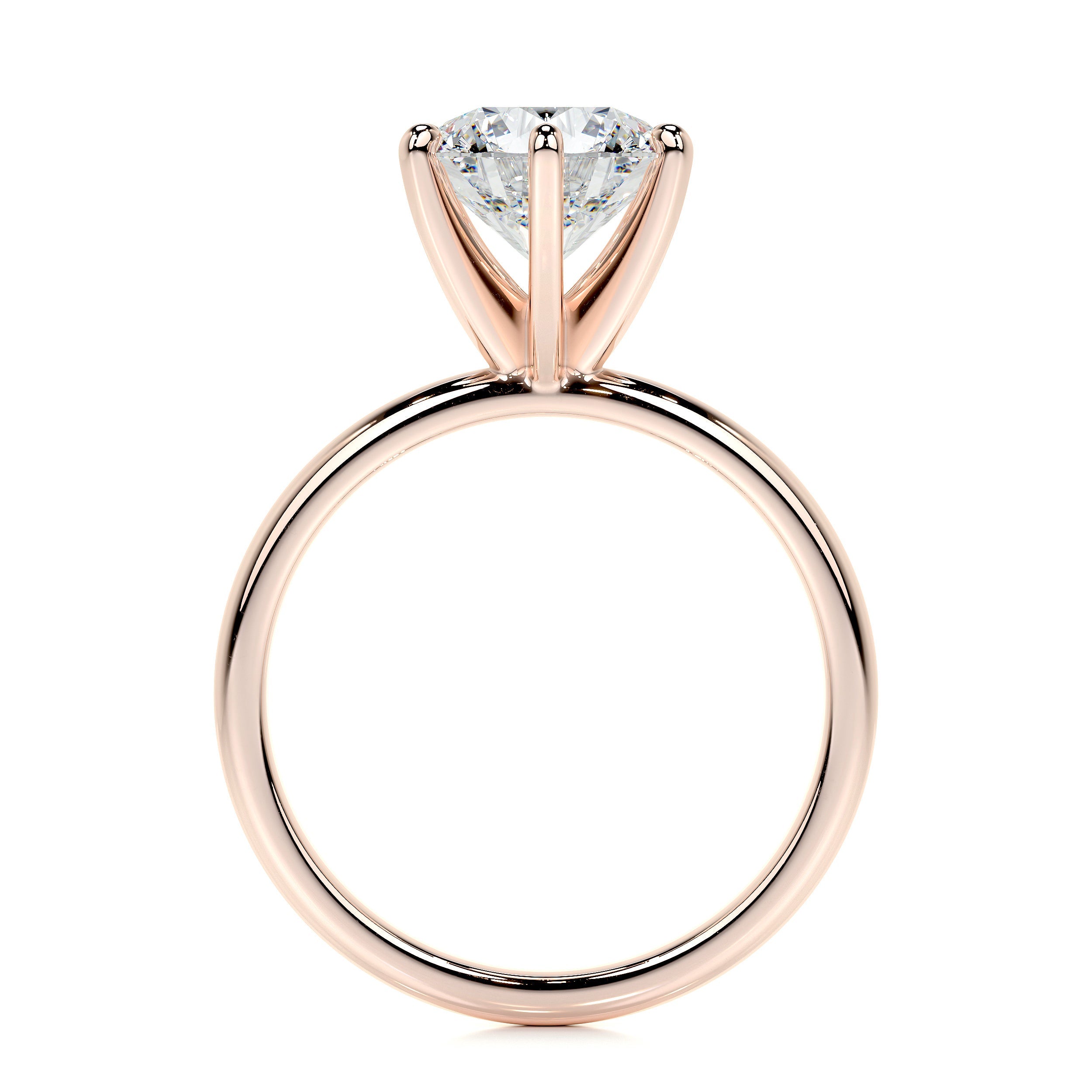 Jessica Lab Grown Diamond Ring   (2 Carat) -14K Rose Gold