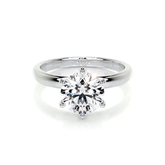 Jessica Lab Grown Diamond Ring -18K White Gold