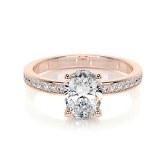Giselle Lab Grown Diamond Ring -14K Rose Gold