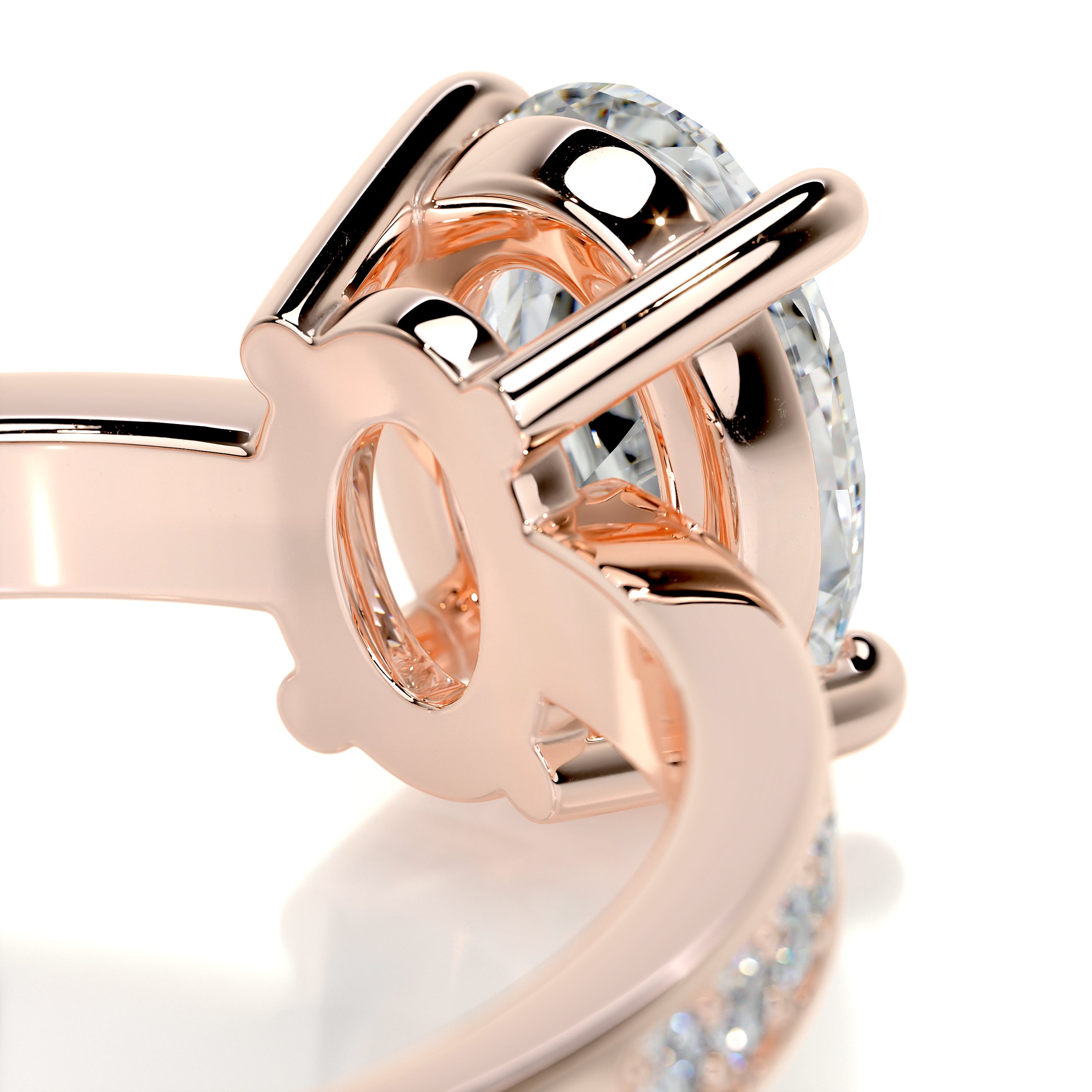Giselle Diamond Engagement Ring   (1.16 Carat) -14K Rose Gold