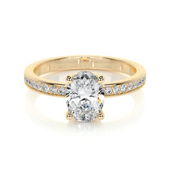 Giselle Lab Grown Diamond Ring -18K Yellow Gold