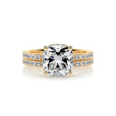Madeline Diamond Bridal Set -18K Yellow Gold