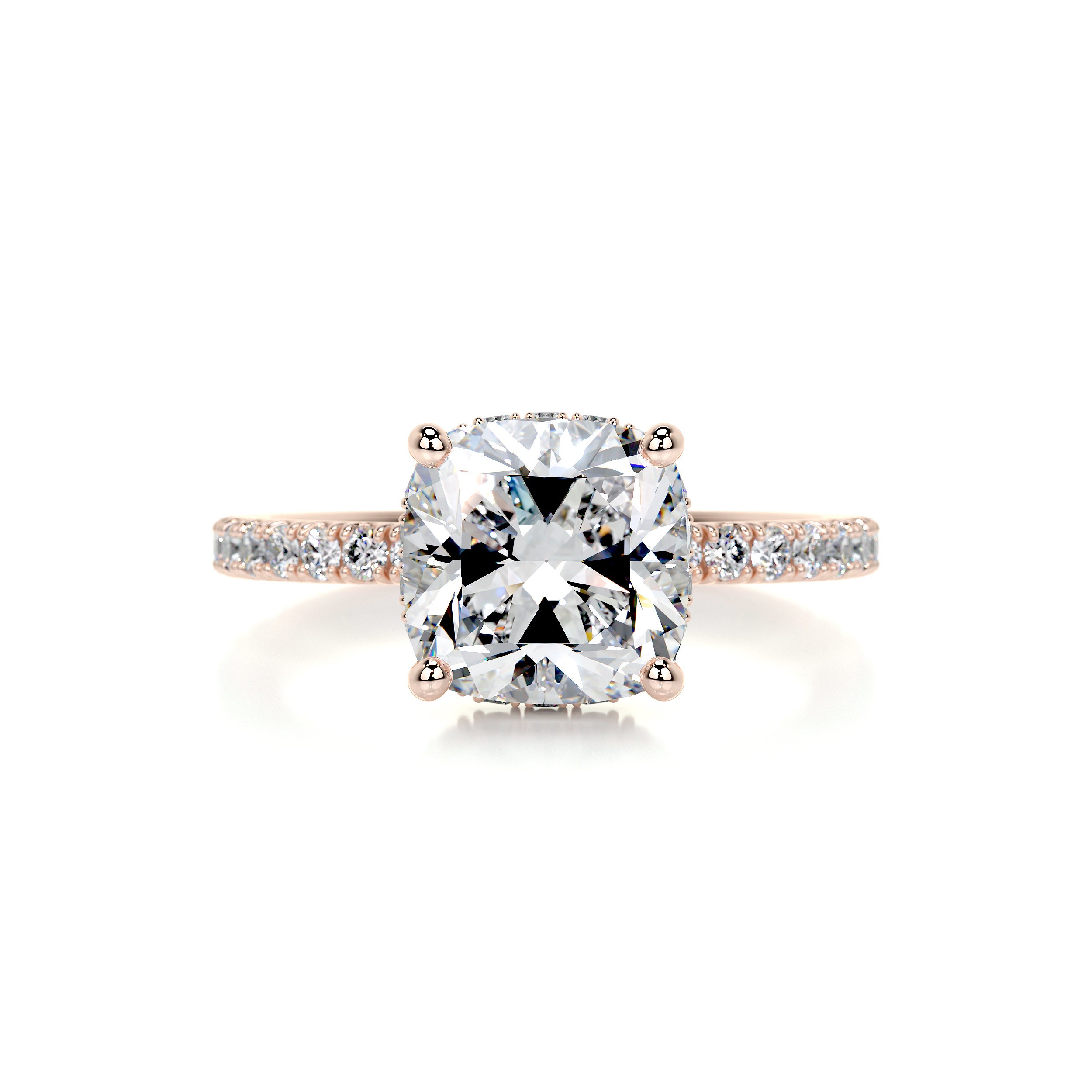 Madeline Diamond Engagement Ring   (2.5 Carat) -14K Rose Gold