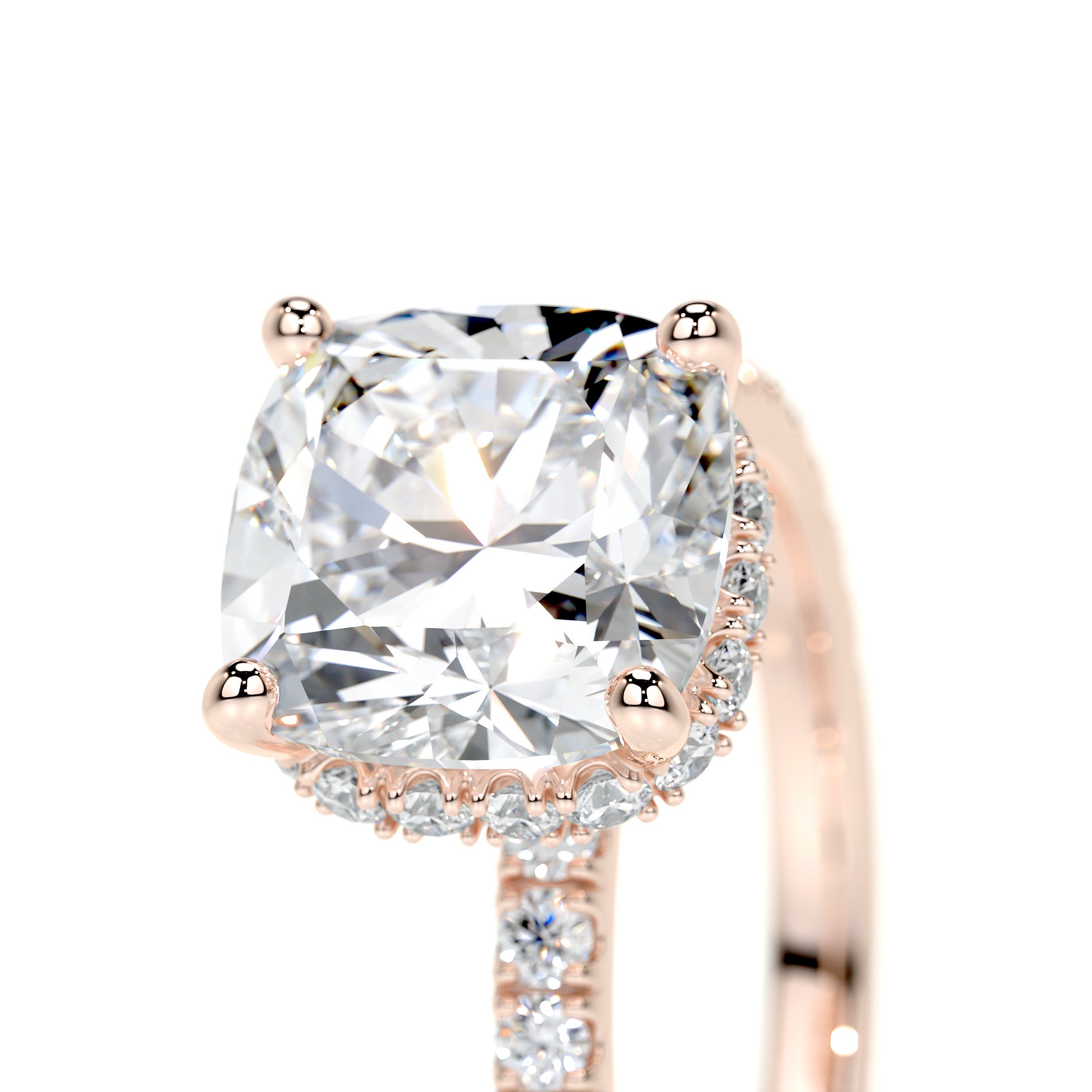 Madeline Lab Grown Diamond Ring   (2.5 Carat) -14K Rose Gold