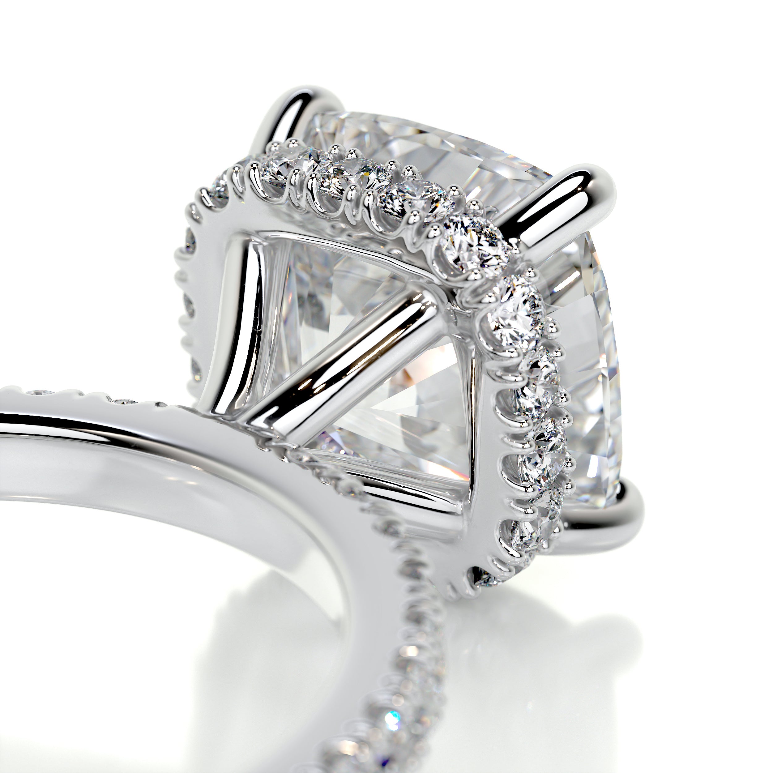 Madeline Diamond Engagement Ring   (2.5 Carat) -14K White Gold
