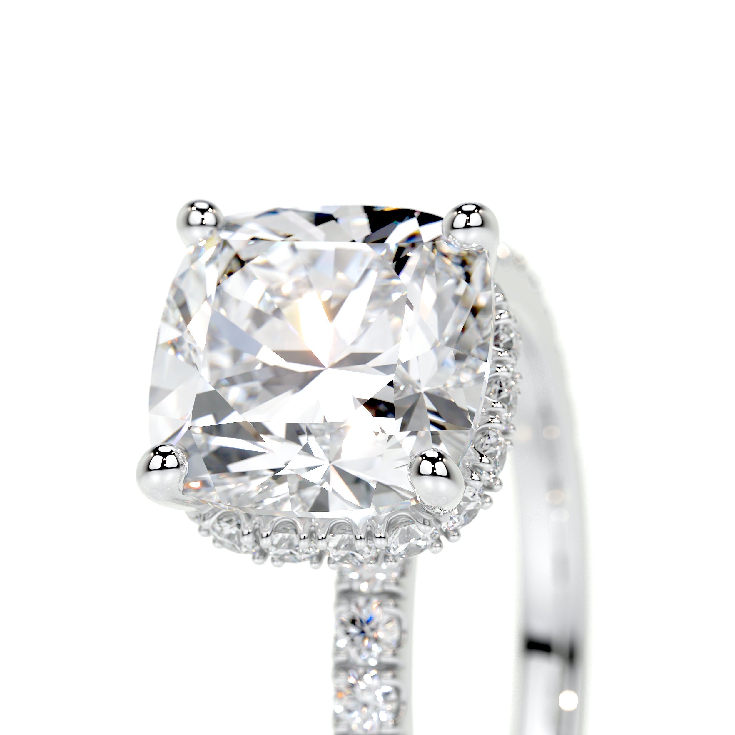 Madeline Lab Grown Diamond Ring   (2.5 Carat) -18K White Gold