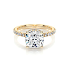 Madeline Lab Grown Diamond Ring -18K Yellow Gold