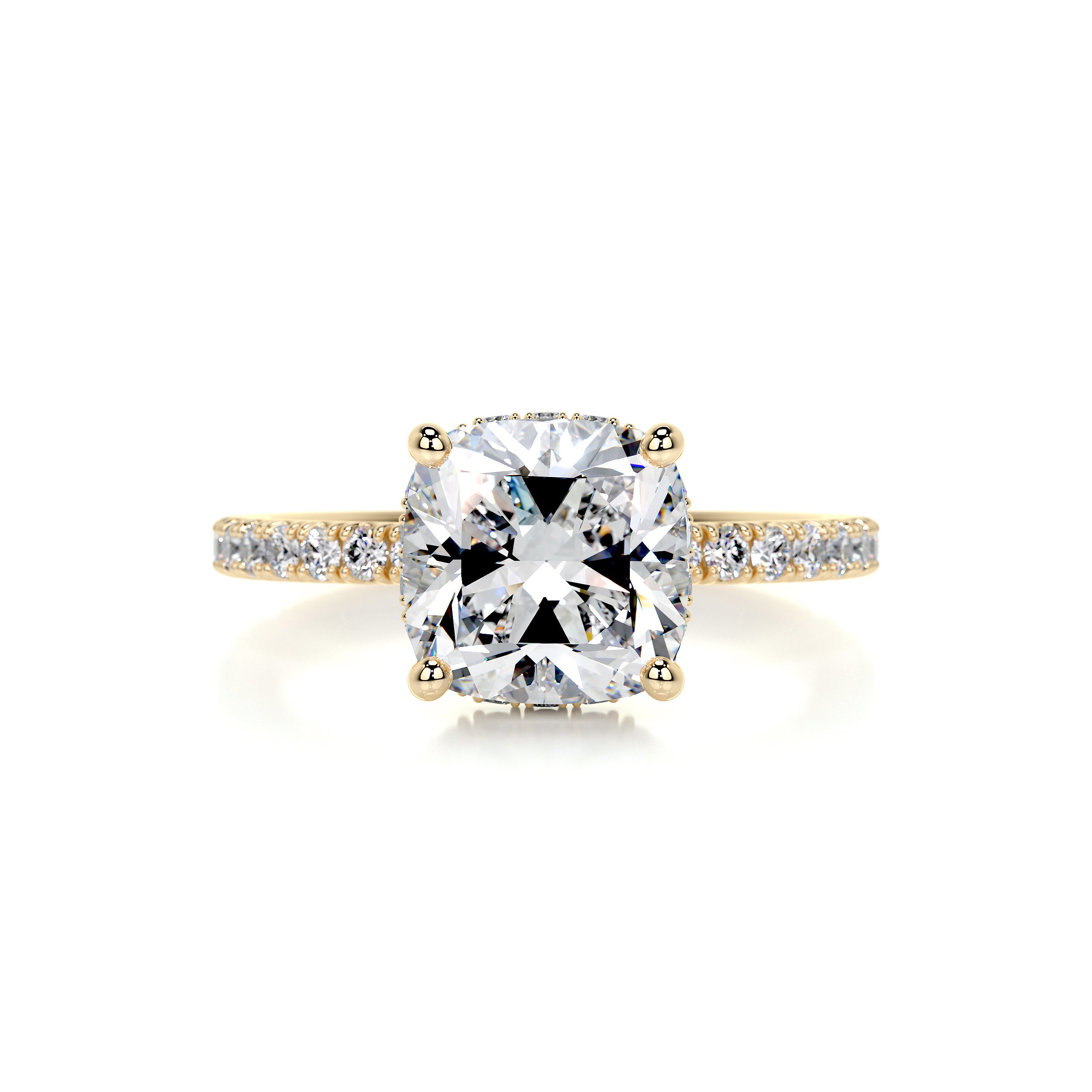 Madeline Diamond Engagement Ring -18K Yellow Gold