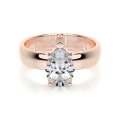 Hannah Lab Grown Diamond Ring -14K Rose Gold