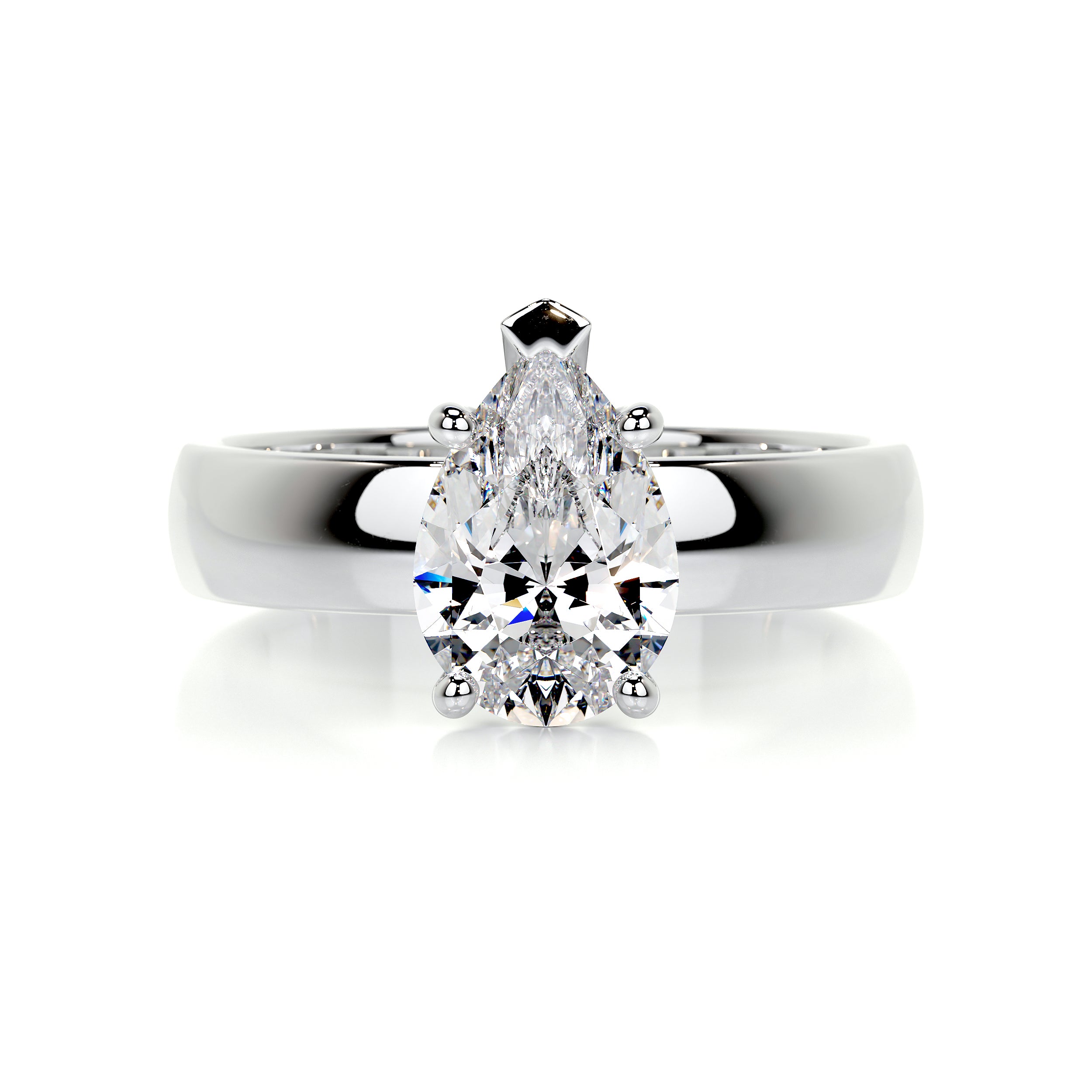 Hannah Diamond Engagement Ring -18K White Gold