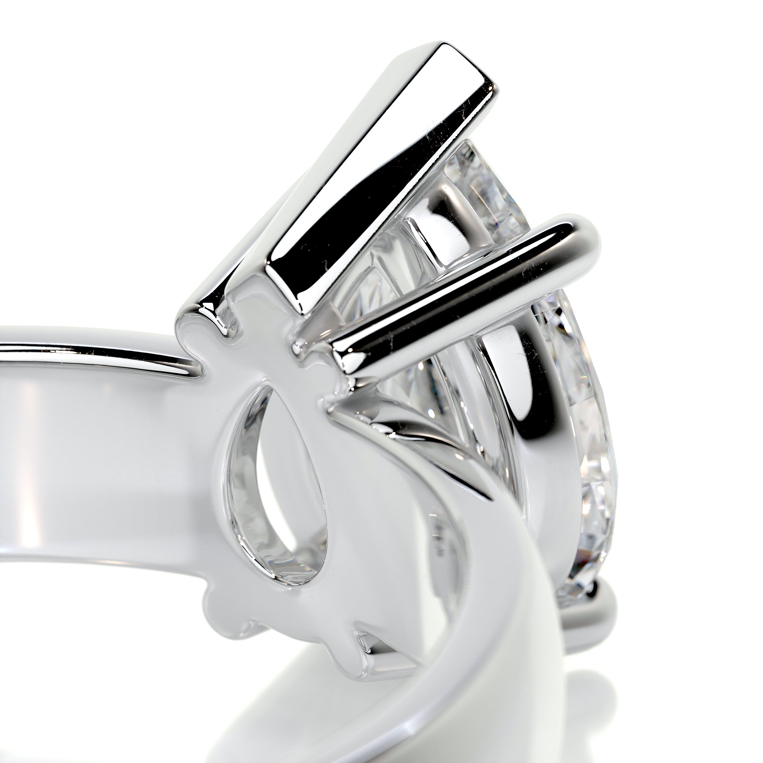 Hannah Diamond Engagement Ring   (1.5 Carat) -14K White Gold