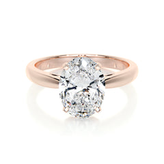 Diana Lab Grown Diamond Ring -14K Rose Gold