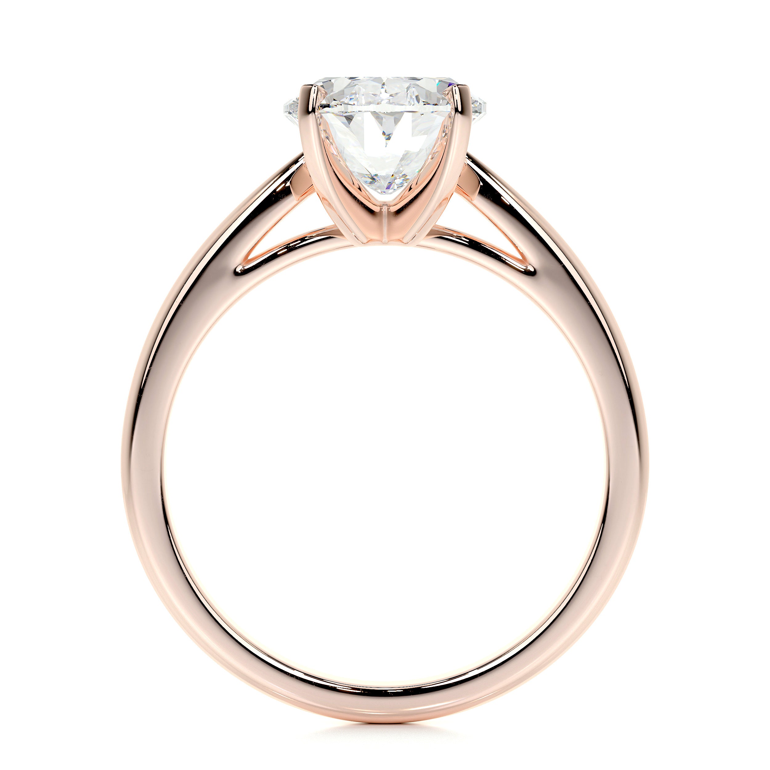 Diana Lab Grown Diamond Ring   (2 Carat) -14K Rose Gold