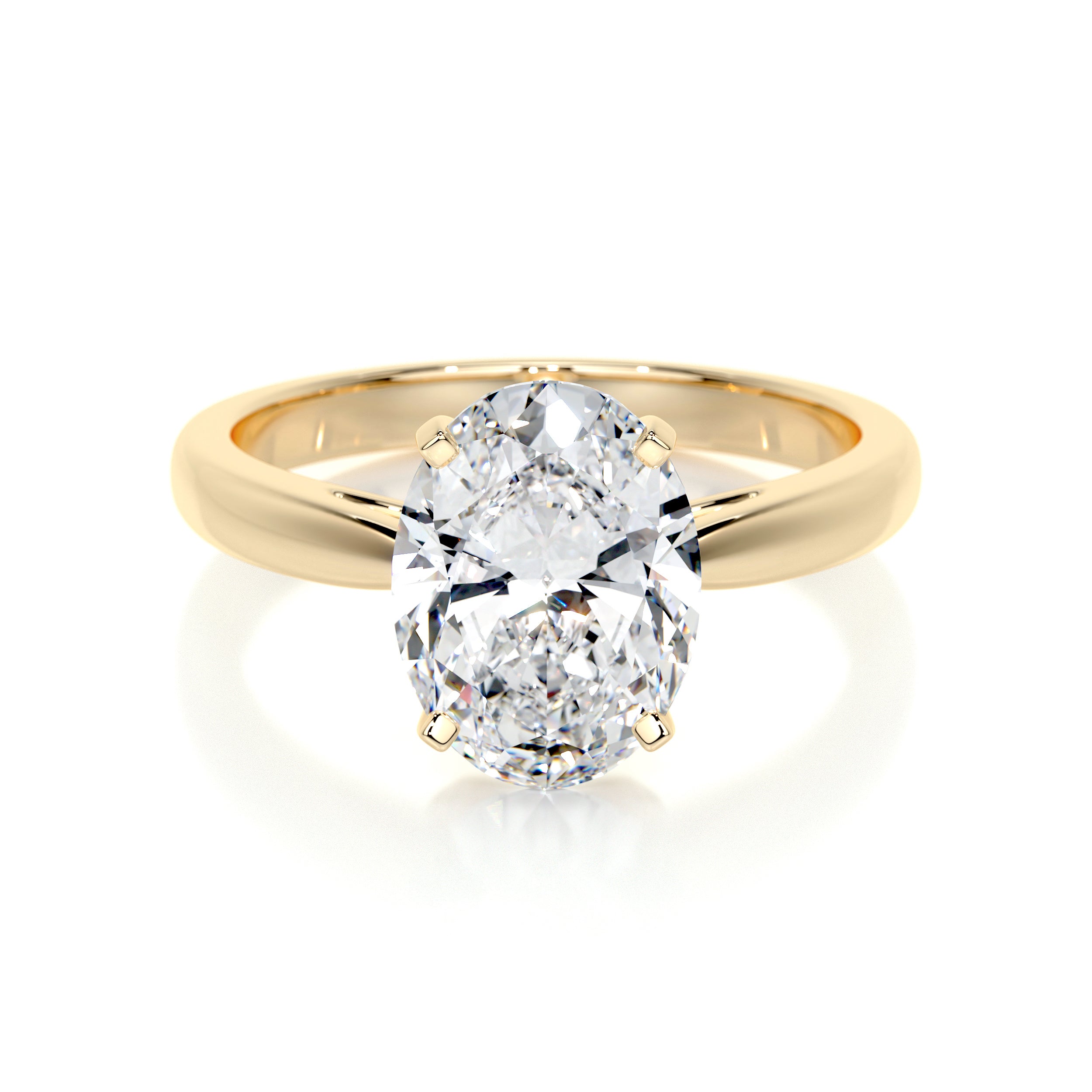 Diana Lab Grown Diamond Ring   (2 Carat) -18K Yellow Gold