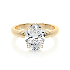 Diana Lab Grown Diamond Ring -18K Yellow Gold