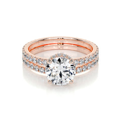 Vivienne Lab Grown Diamond Bridal Set -14K Rose Gold