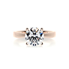 Diana Diamond Engagement Ring -14K Rose Gold