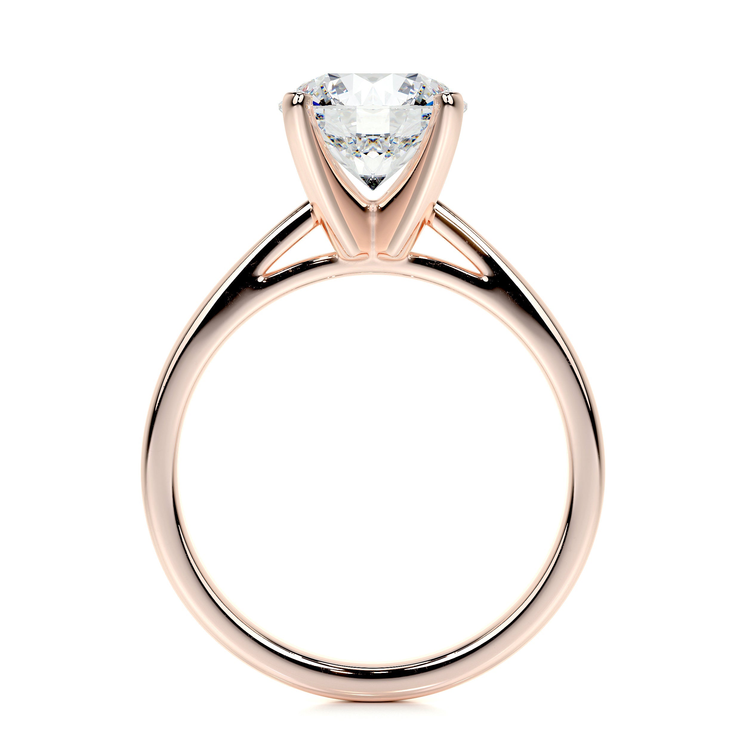 Diana Lab Grown Diamond Ring   (2 Carat) -14K Rose Gold