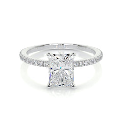Audrey Lab Grown Diamond Ring -14K White Gold