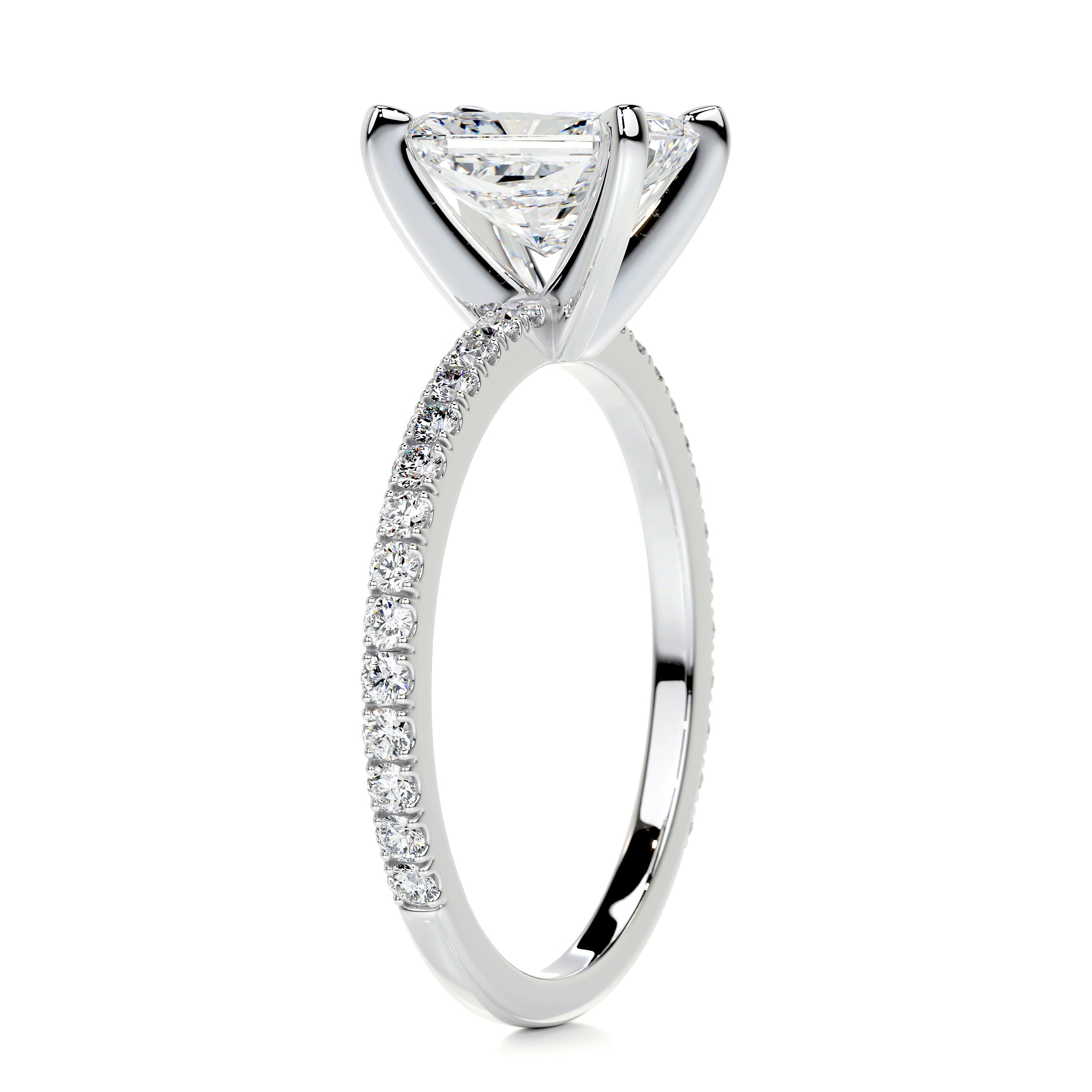 Audrey Diamond Engagement Ring   (1.8 Carat) -Platinum