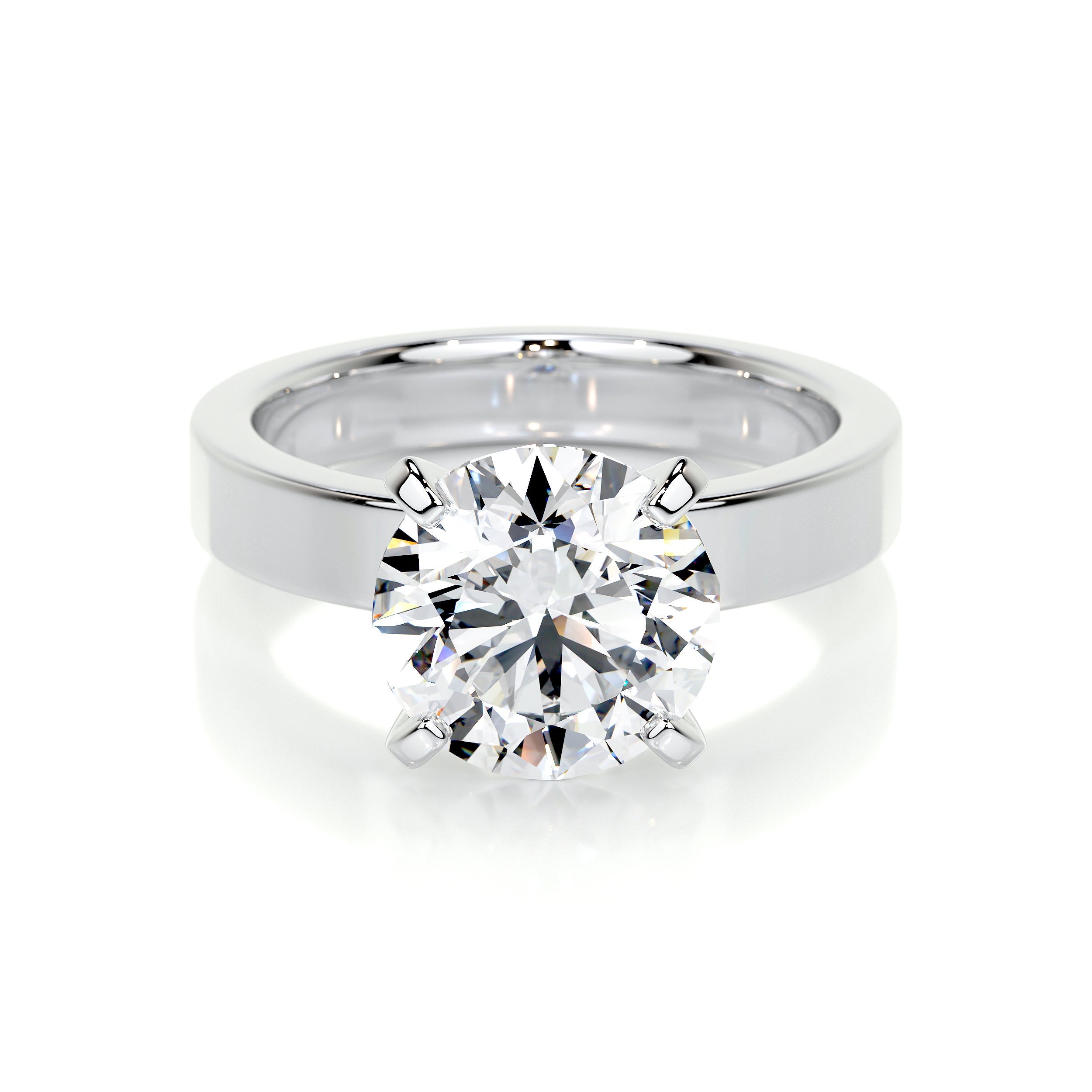 Kaia Lab Grown Diamond Ring   (2 Carat) -18K White Gold