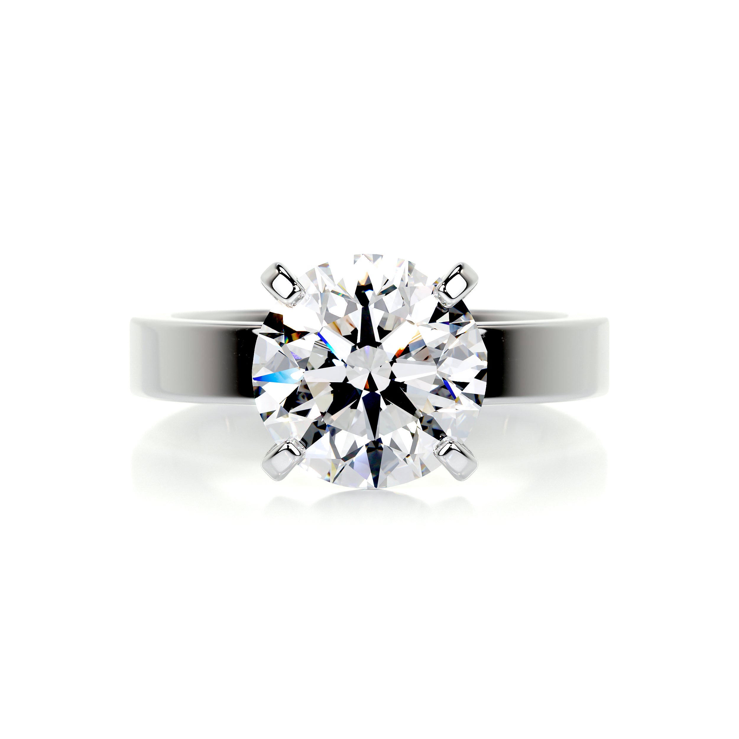 Kaia Diamond Engagement Ring   (2 Carat) -14K White Gold