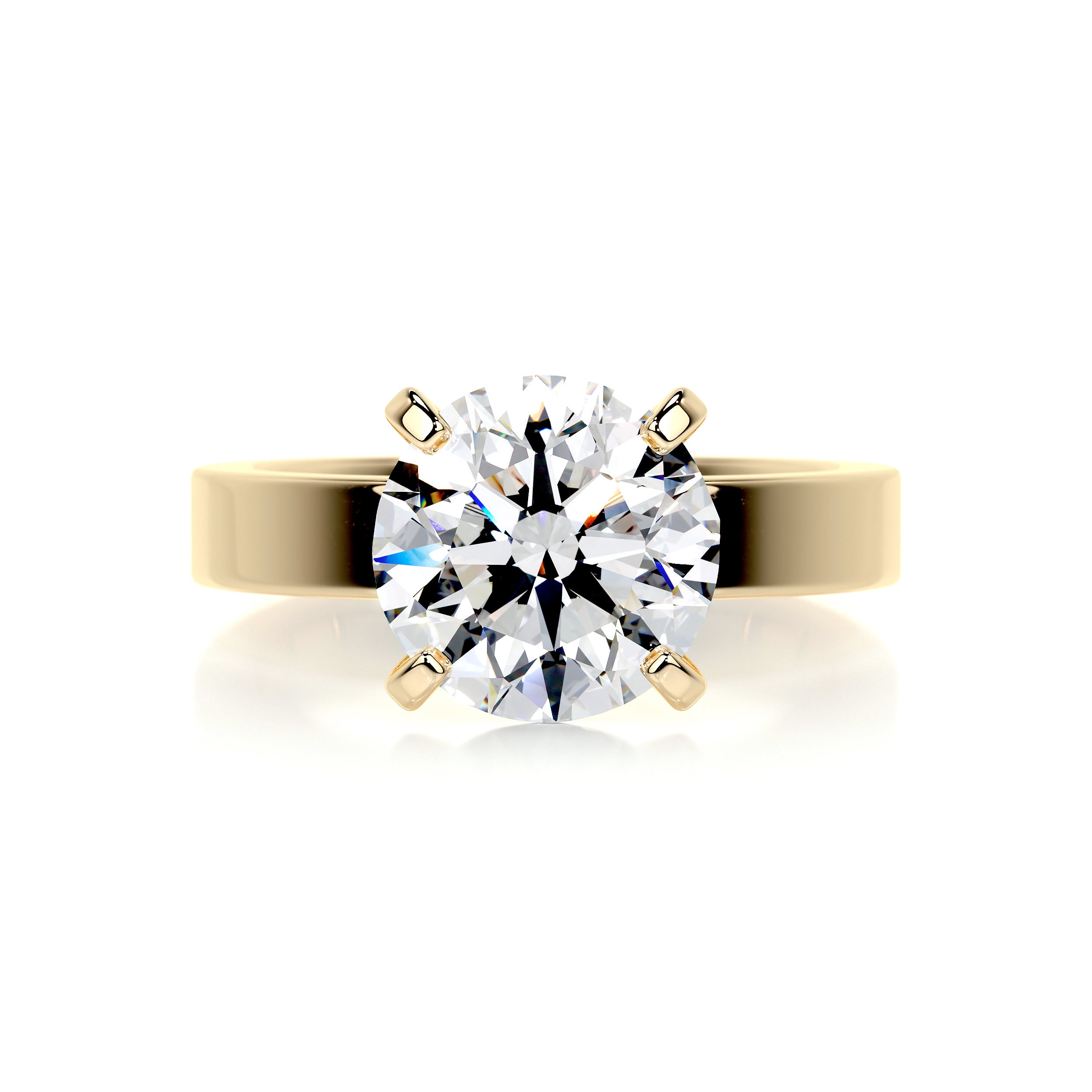 Kaia Diamond Engagement Ring -18K Yellow Gold