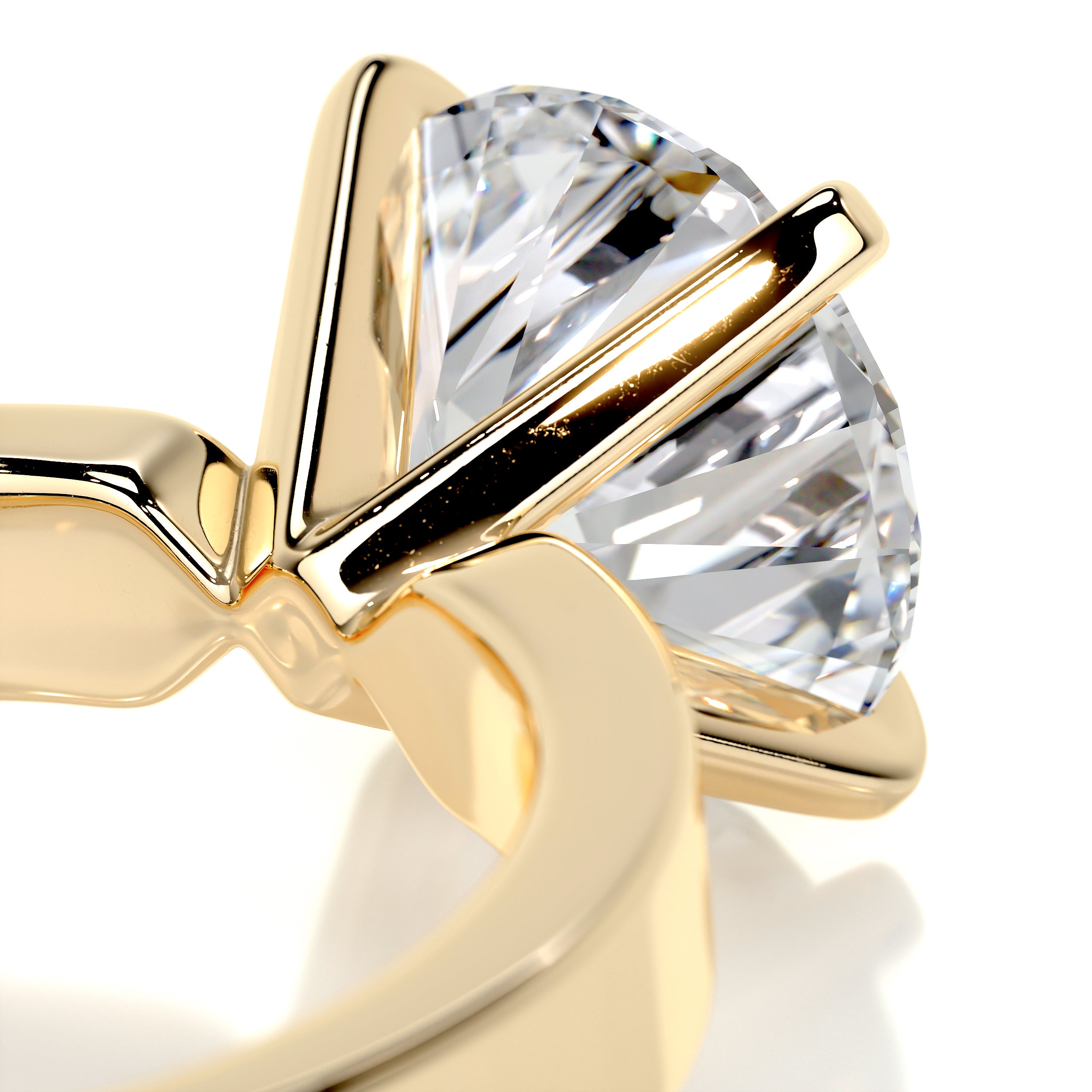 Kaia Diamond Engagement Ring -18K Yellow Gold