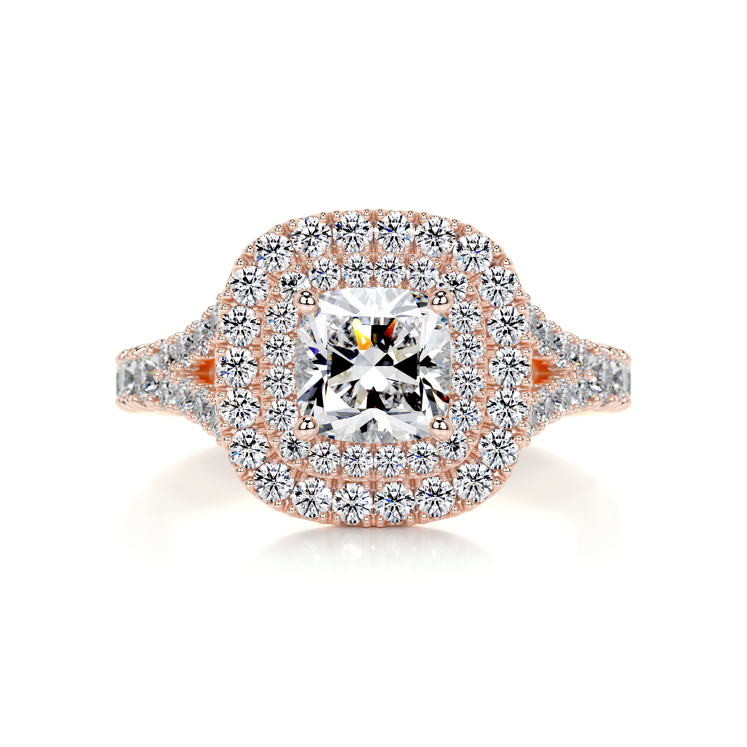 Tina Diamond Engagement Ring -14K Rose Gold