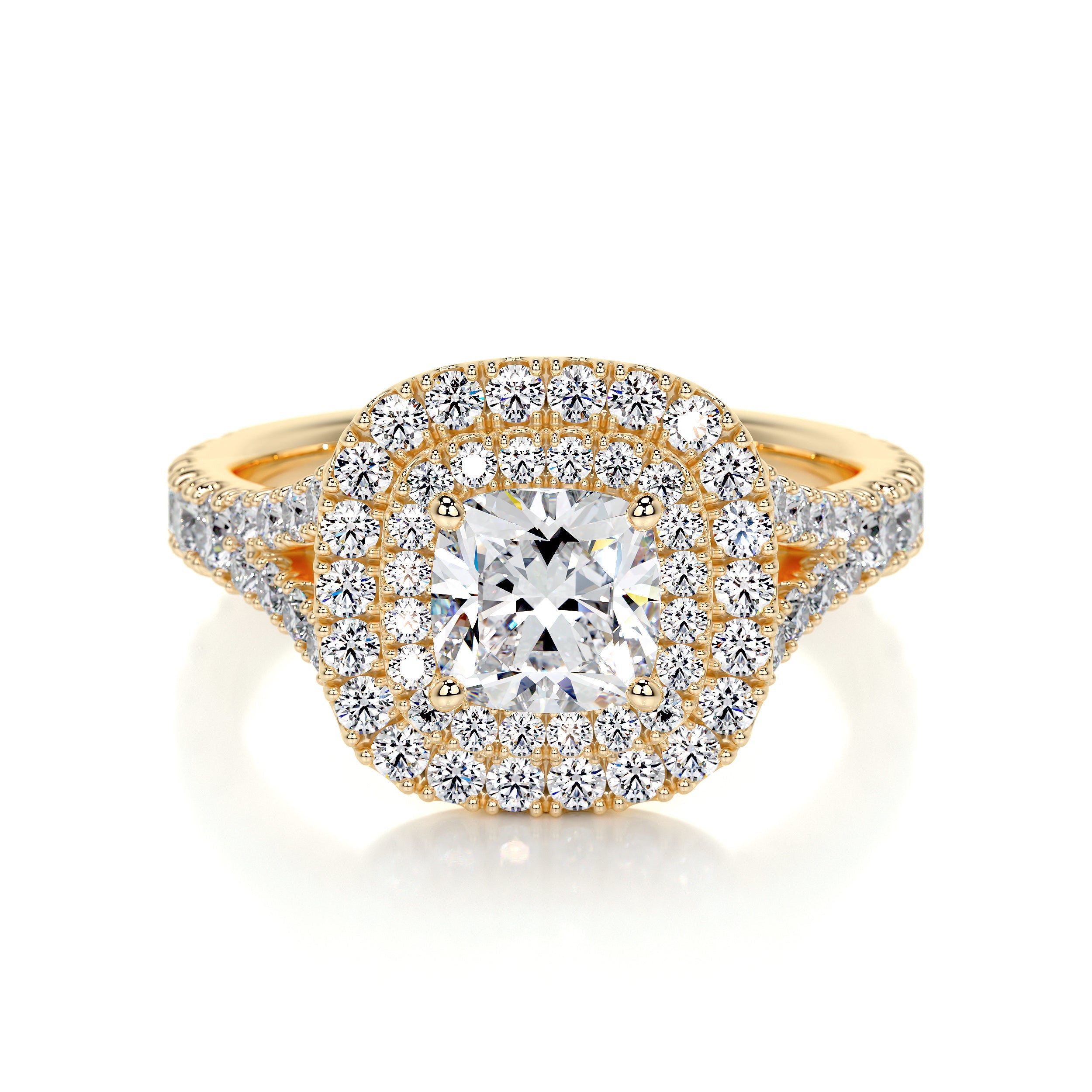 Tina Lab Grown Diamond Ring -18K Yellow Gold