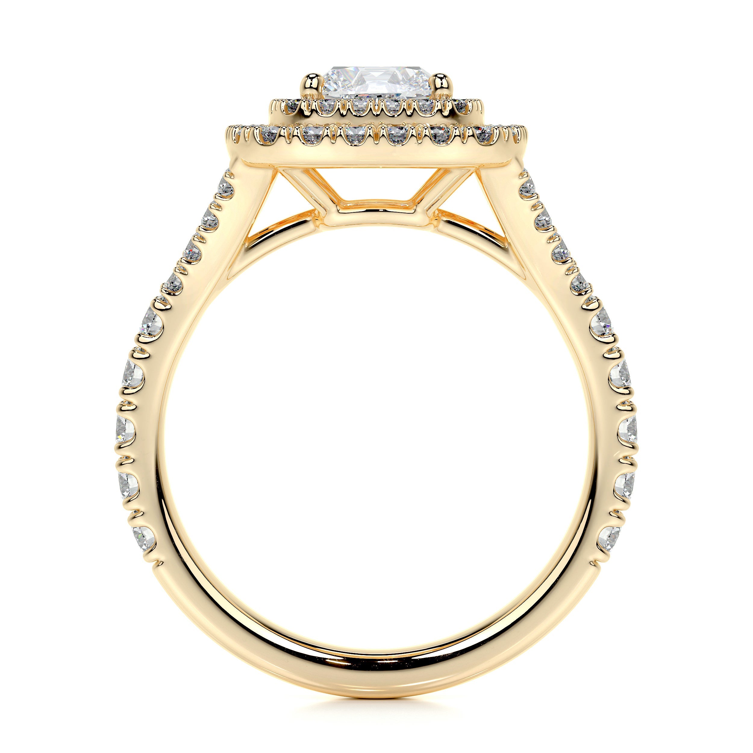 Tina Lab Grown Diamond Ring -18K Yellow Gold