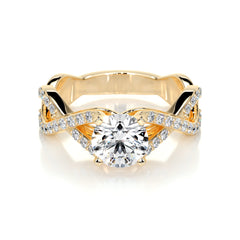 Emery Lab Grown Diamond Ring -18K Yellow Gold