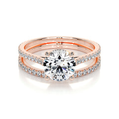 Anna Lab Grown Diamond Bridal Set -14K Rose Gold