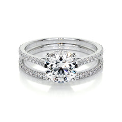 Anna Lab Grown Diamond Bridal Set -18K White Gold
