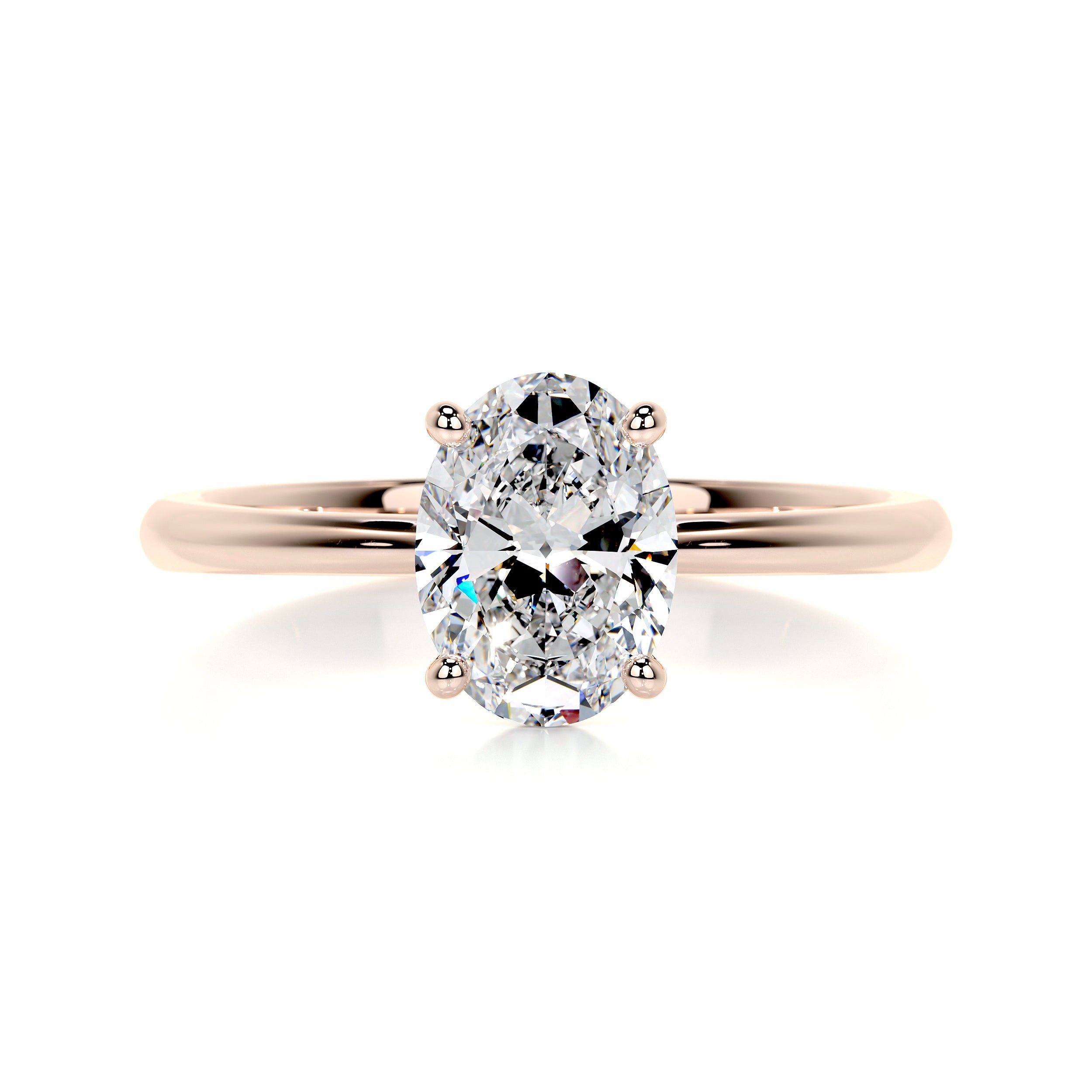 Julia Diamond Engagement Ring -14K Rose Gold