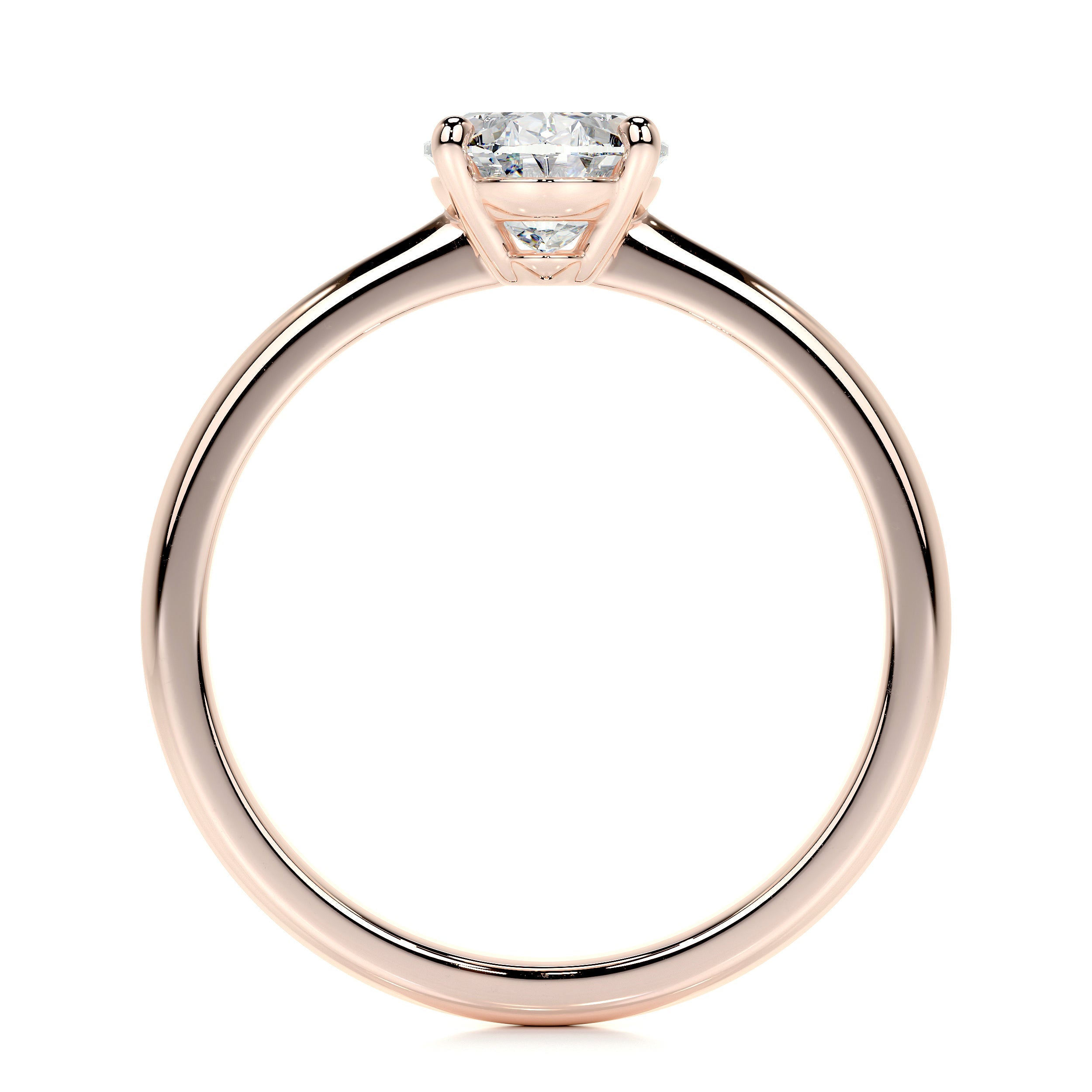 Julia Lab Grown Diamond Ring   (1 Carat) -14K Rose Gold