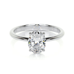 Julia Lab Grown Diamond Ring -18K White Gold