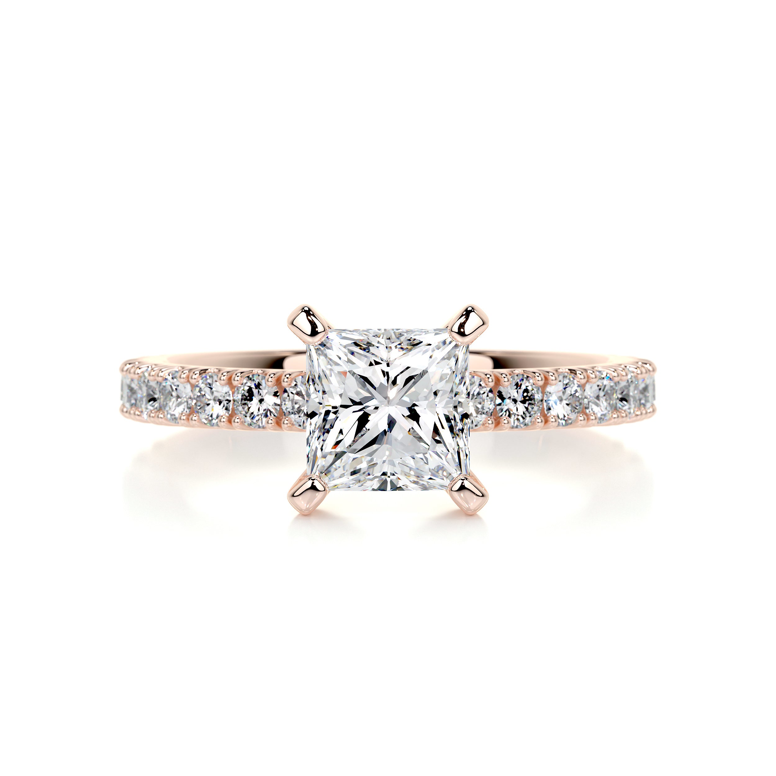 Blair Diamond Engagement Ring   (1.5 Carat) -14K Rose Gold