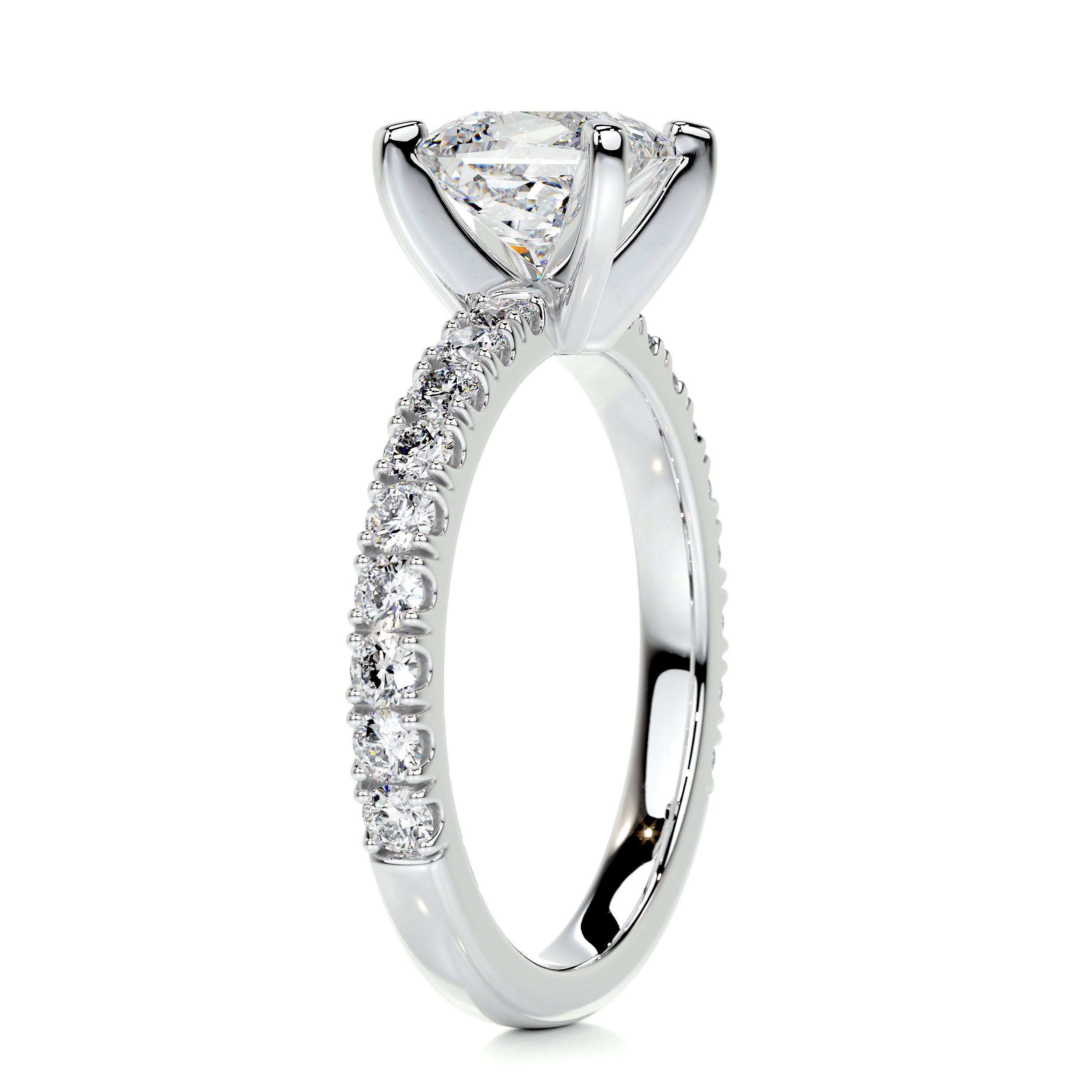 Blair Diamond Engagement Ring   (1.5 Carat) -14K White Gold