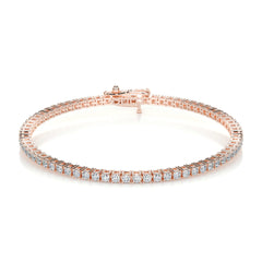 Sidney Tennis Lab Grown Diamonds Bracelet -14K Rose Gold