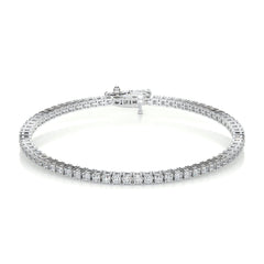 Sidney Tennis Lab Grown Diamonds Bracelet -18K White Gold