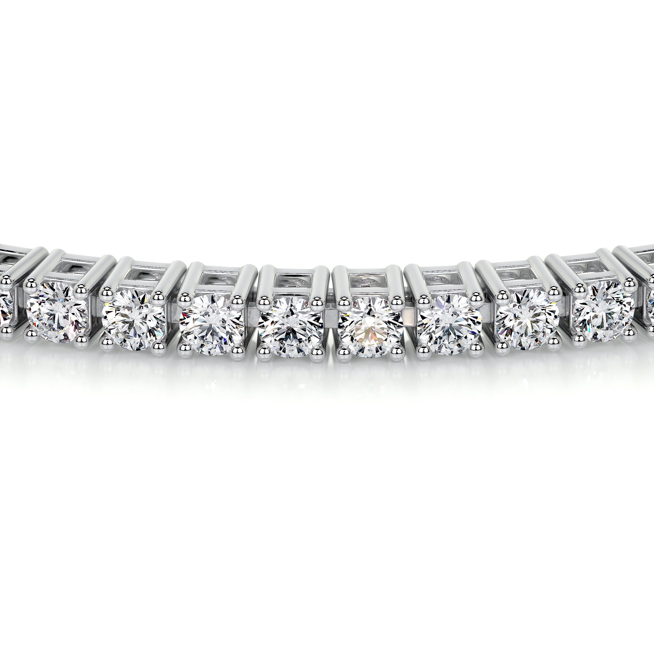 10 ct Round Diamond Tennis Bracelet 14k White Gold 41 x 0.24 ct E-F, VVS/VS  GIA | eBay