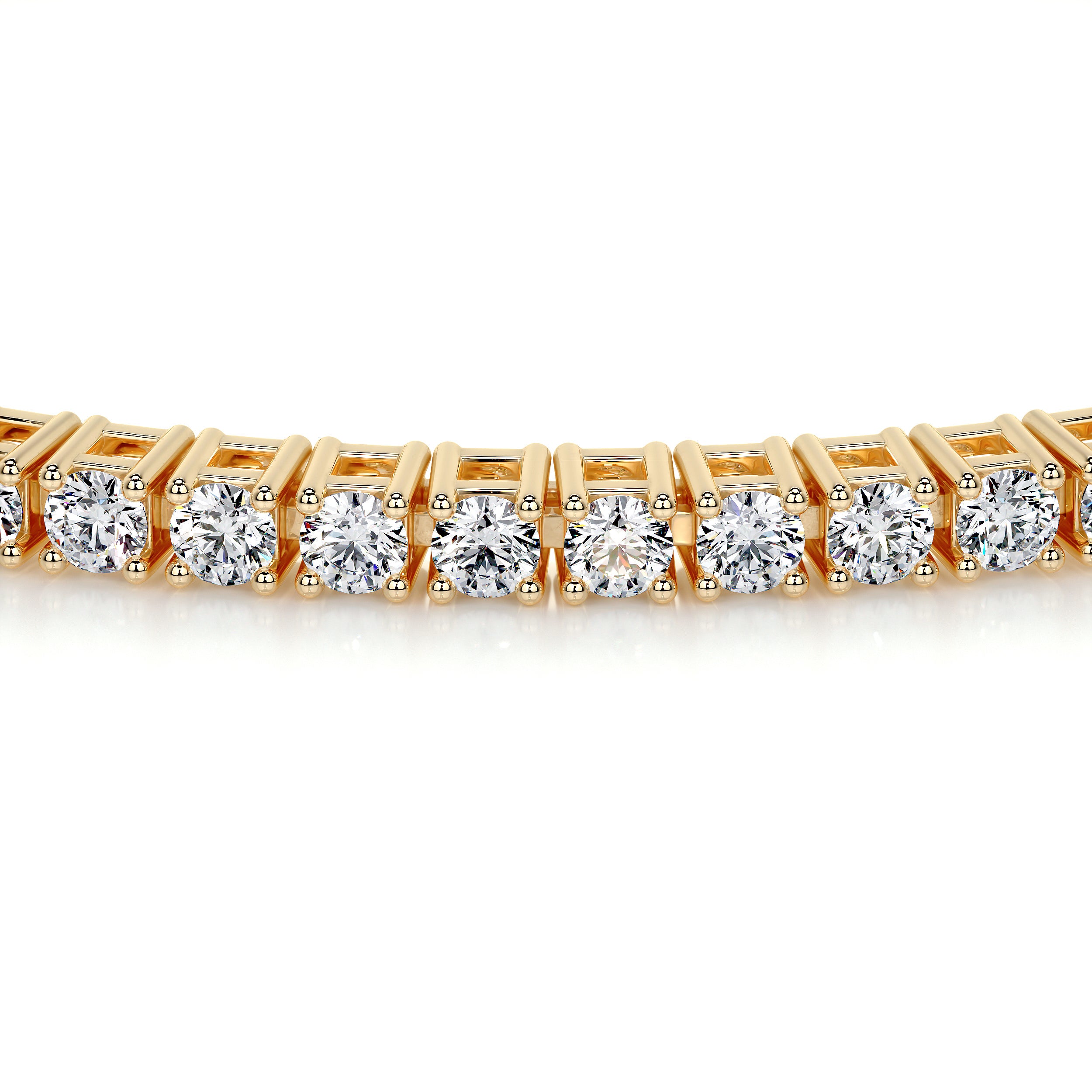 Sidney Tennis Lab Grown Diamonds Bracelet -18K Yellow Gold