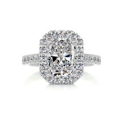 Andrea Diamond Engagement Ring -18K White Gold