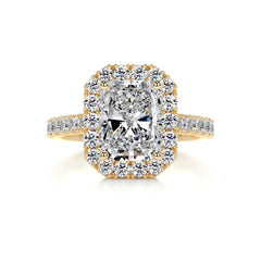Andrea Diamond Engagement Ring -18K Yellow Gold